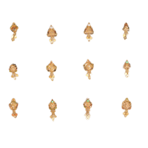 916 Gold Classic Earrings SANER25