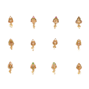 916 Gold Designer Earrings SANER27