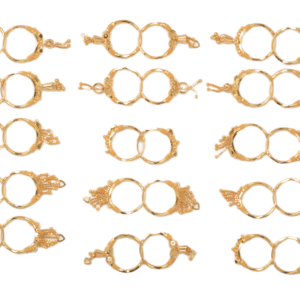 916 Gold Elegant Earrings SANER41