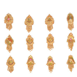 916 Gold Designer Earrings SANER51