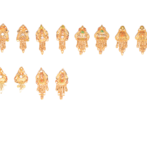 916 Gold Dazzling Earrings SANER54