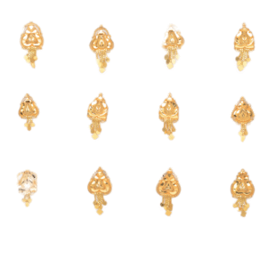 916 Gold Stylish Earrings SANER56