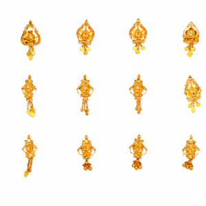 916 Gold Delicate Earrings SANER58