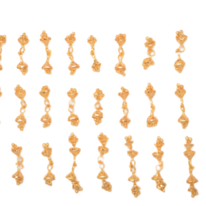 916 Gold Modern Earrings SANER59