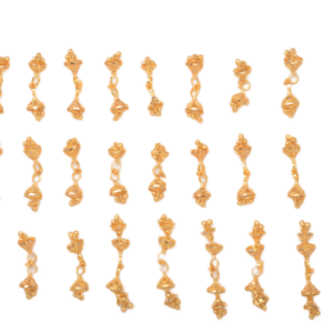 916 Gold Fancy Earrings SANER60