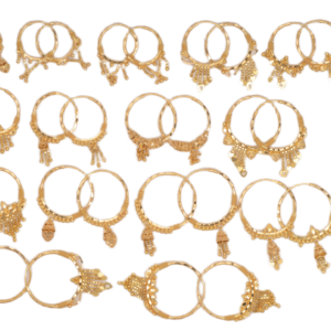 916 Gold Designer Earrings SANER63