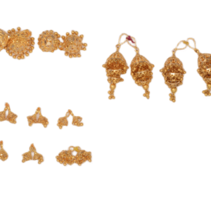 916 Gold Antique Earrings SANER64