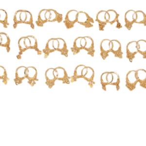 916 Gold Fancy Earrings SANER65