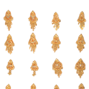 916 Gold Classic Earrings SANER69