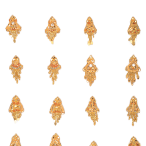 916 Gold Dazzling Earrings SANER71