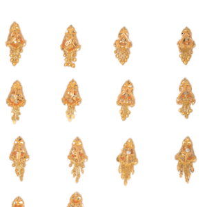 916 Gold Unique Earrings SANER73