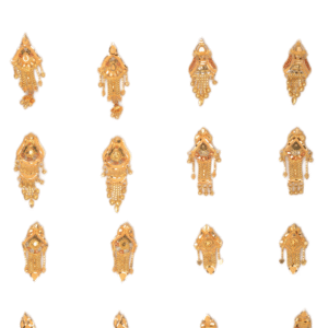 916 Gold Fancy Earrings SANER75