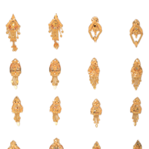 916 Gold Classic Earrings SANER77