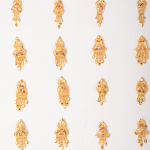 916 Gold Unique Earrings SANER79