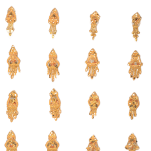 916 Gold Antique Earrings SANER80