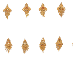 916 Gold Classic Earrings SANER88
