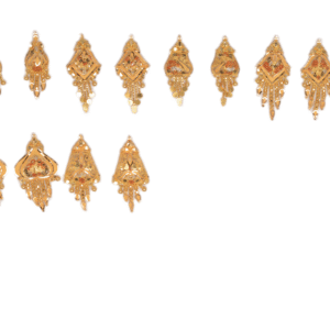 916 Gold Unique Earrings SANER90