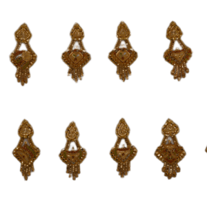 916 Gold Fancy Earrings SANER97
