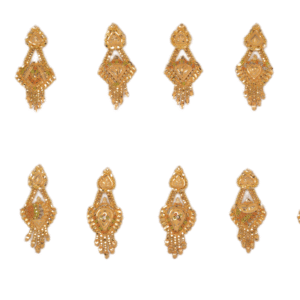 916 Gold Handmade Earrings SANER98