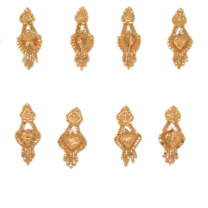 916 Gold Classic Earrings SANER99