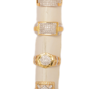 916 Gold Delicate Gents Ring SANGR07