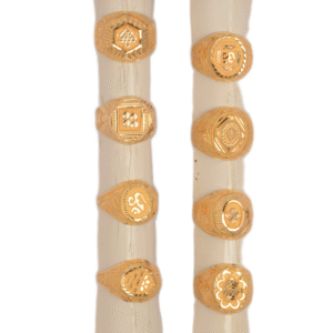 916 Gold Designer Gents Ring SANGR27