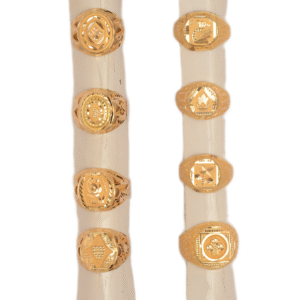 916 Gold Fine Design Gents Ring SANGR28