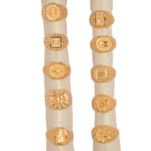 916 Gold Gorgeous Design Gents Ring SANGR29