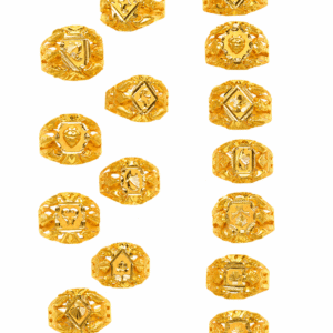 916 Gold Flair Gents Ring SANGR31
