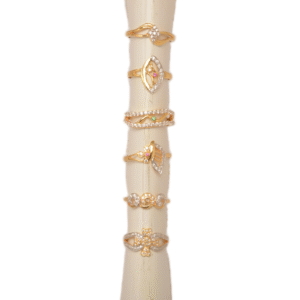 916 Gold Designer Ladies Ring SANLR09