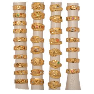 916 Gold Dazzling Ladies Ring SANLR103