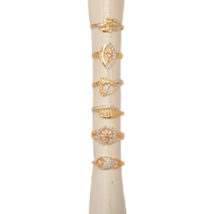 916 Gold Indian Design Ladies Ring SANLR11