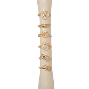 916 Gold Elegant Ladies Ring SANLR12