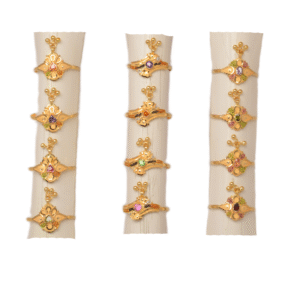 916 Gold Classy Ladies Ring SANLR21