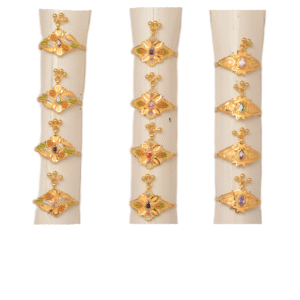 916 Gold Sparkling Ladies Ring SANLR22