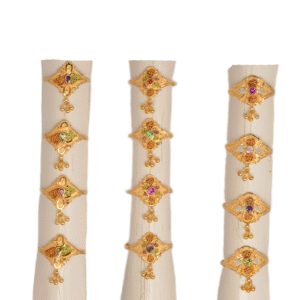 916 Gold Floral Ladies Ring SANLR23