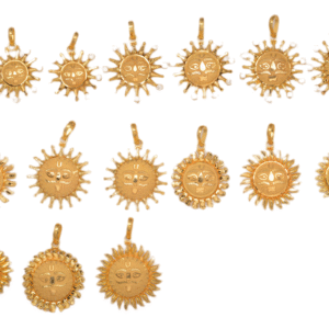 916 Gold Fancy Pendant SANP01