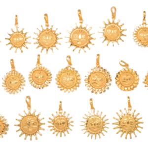 916 Gold Hallmarked Pendant SANP03