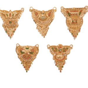916 Gold Stylish Pendant SANP10