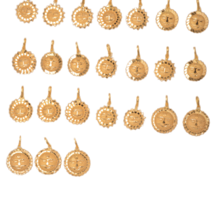 916 Gold Pretty Pendant SANP18